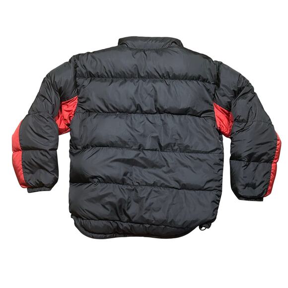 Polo Jeans Co Ralph Lauren Puffer Coat Black Red Large - Picture 4 of 4